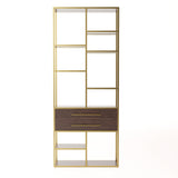 Liang & Eimil Mervyn Shelving Unit- Dark Brown Ash Veneer