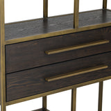 Liang & Eimil Mervyn Shelving Unit- Dark Brown Ash Veneer