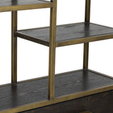 Liang & Eimil Mervyn Shelving Unit- Dark Brown Ash Veneer