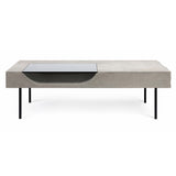 Lyon Beton Curb Coffee Table with Concrete Top