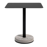 Lyon Beton Donut Rectangular Bistro Table with Concrete Base