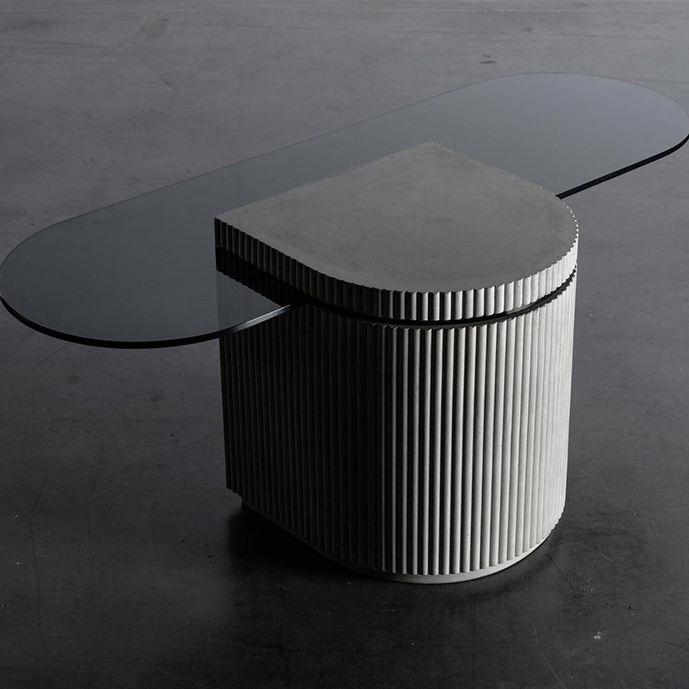 Lyon Beton Strut Pill Coffee Table Made From Concrete