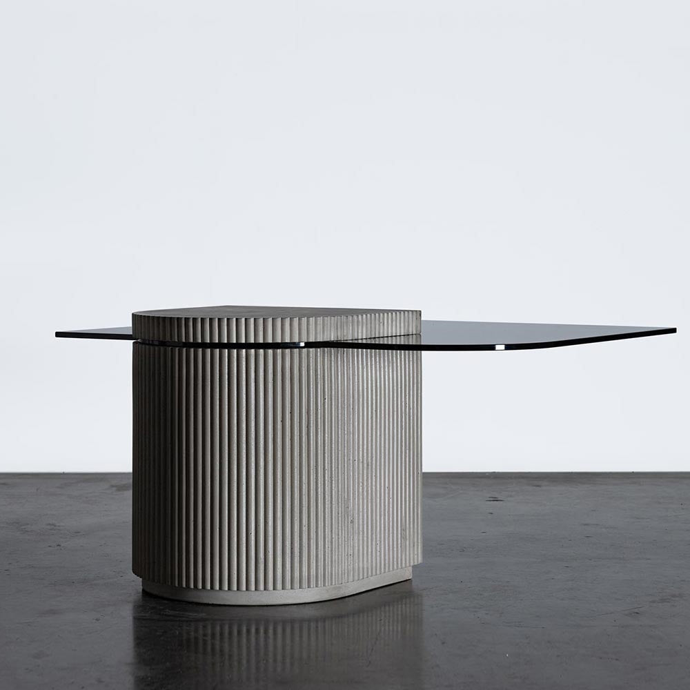 Lyon Beton Strut Square Coffee Table Made From Concrete
