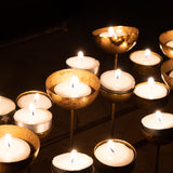 Large Gold Olympic Cauldron Style Tealight Holder