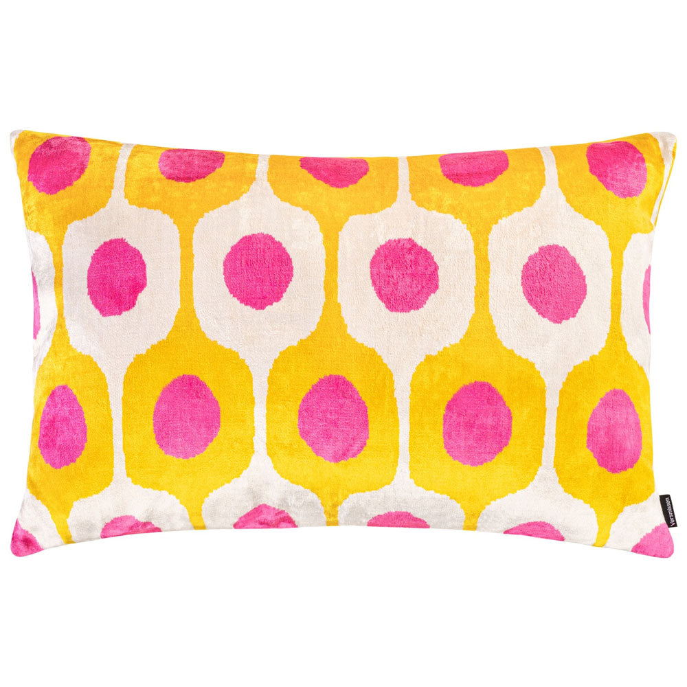 Melia Ikat Velvet Cushion Range (multiple designs) – Large