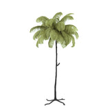 Light & Living Feather Floor Lamp – Olive Green