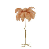 Light & Living Feather Floor Lamp – Peach
