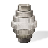 Pols Potten Large Steps Vase in Grey Glass