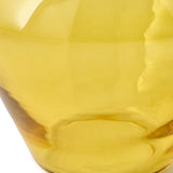 Pols Potten Fat Neck Vase in Yellow Glass