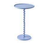 Pols Potten Twister Bar Table in Light Blue Metal