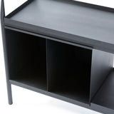 Pols Potten Wide Toss Cabinet in Black Metal