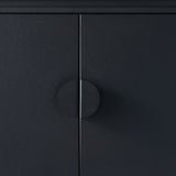 Pols Potten Wide Toss Cabinet in Black Metal