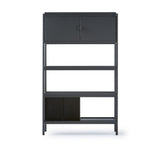 Pols Potten Wide Toss Cabinet in Black Metal