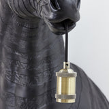 Light & Living Zebra Wall Light in Matt Black