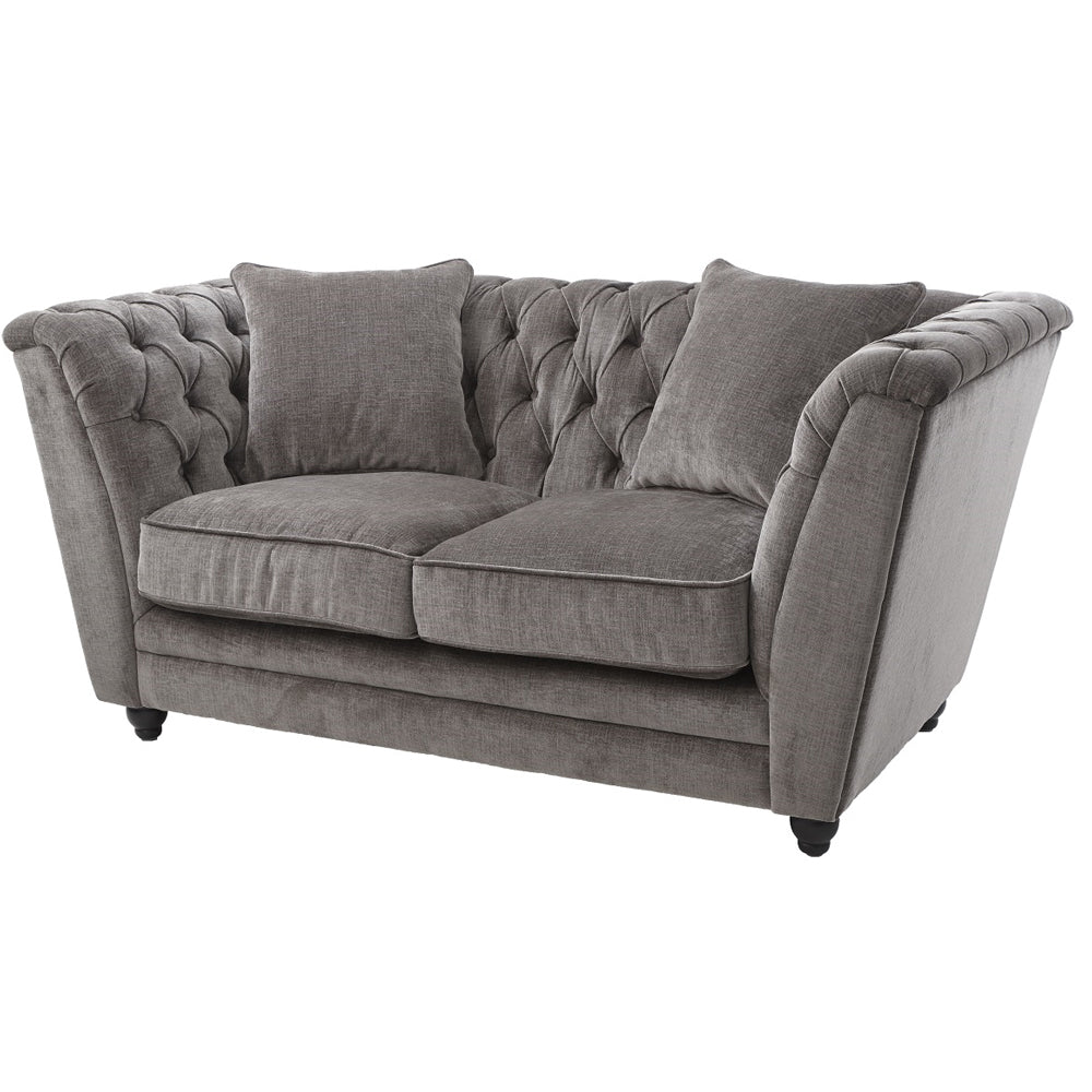 Chenille deals chesterfield sofa