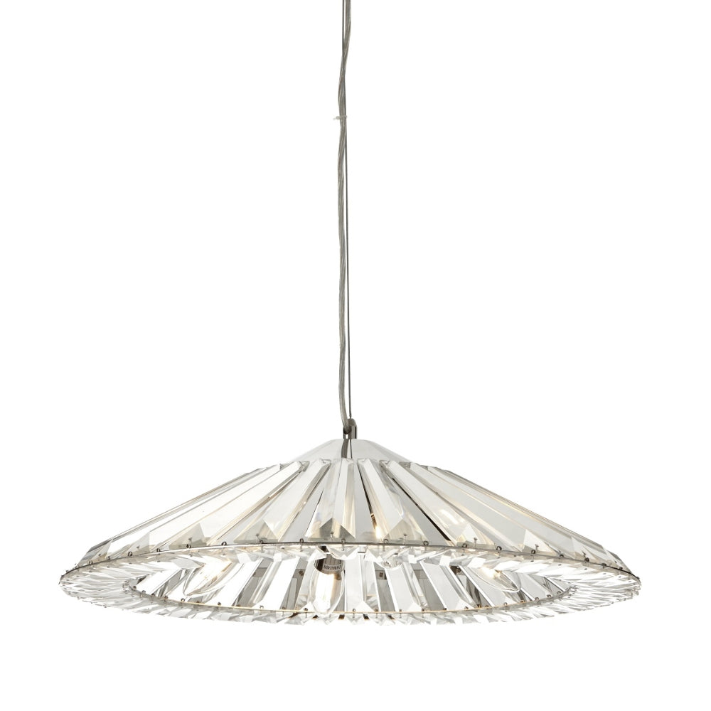 RV Astley Shallow Baikal Pendant with Crystal Shropshire Design