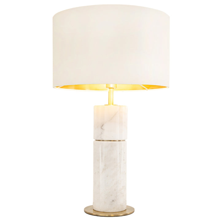 RV Astley Ebro Table Lamp – White Marble