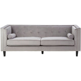 Regina 3-Seater Sofa in Grey Velvet