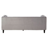Regina 3-Seater Sofa in Grey Velvet