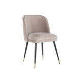 Richmond Interiors Alicia Chair in Khaki Velvet