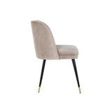 Richmond Interiors Alicia Chair in Khaki Velvet