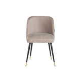 Richmond Interiors Alicia Chair in Khaki Velvet