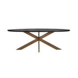 Richmond Interiors Blackbone Oval Dining Table – 230cm