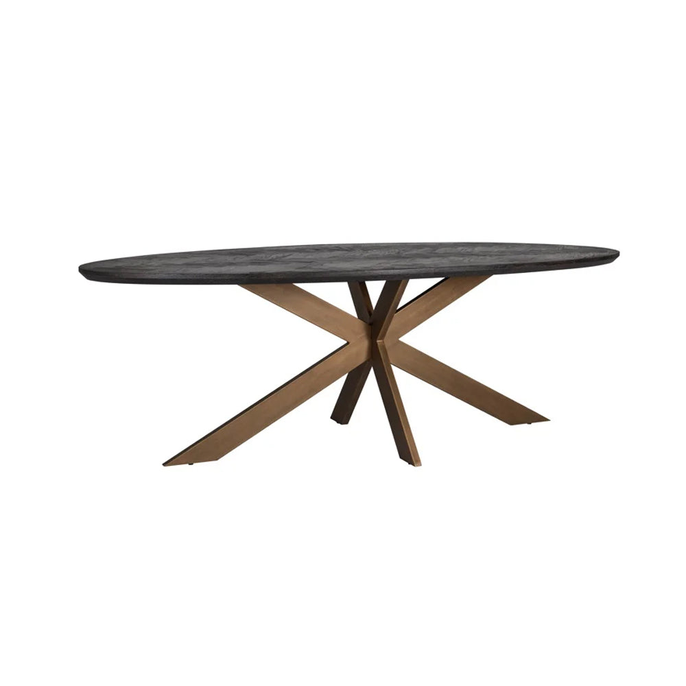 Richmond Interiors Blackbone Oval Dining Table – 260cm