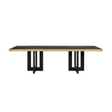 Richmond Interiors Cambon Dining Table in Dark Coffee – Medium