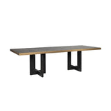 Richmond Interiors Cambon Dining Table in Dark Coffee – Medium