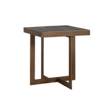 Richmond Interiors Cambon End Table in Dark Coffee