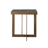 Richmond Interiors Cambon End Table in Dark Coffee