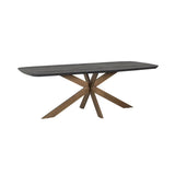 Richmond Interiors Cambon Oval Dining Table in Dark Coffee – Small
