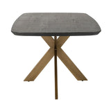 Richmond Interiors Cambon Oval Dining Table in Dark Coffee – Large