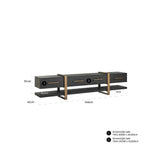 Richmond Interiors Cambon TV-Unit in Dark Coffee