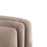 Richmond Interiors Hazel Easy Chair in Khaki Velvet