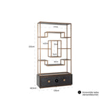 Richmond Interiors Hunter Display Unit with 2 Drawers