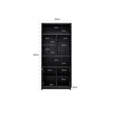 Richmond Interiors Oakura Bookcase with 2 Doors – Right