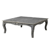 Silas Coffee Table with Bone Inlay