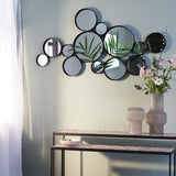 Light & Living Cielo Mirror with Black Circles - Large