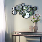 Light & Living Cielo Mirror with Black Circles - Small