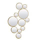 Light & Living Cielo Mirror with Gold Circles - Small