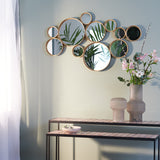Light & Living Cielo Mirror with Gold Circles - Small