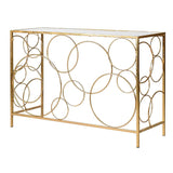 Verona Gold Console Table