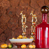Pols Potten Bubbles and Bottles Chic Mix in Coloured Glass – Set of 4 – Extra Large