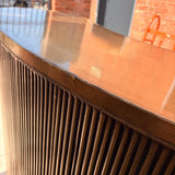 Coretta Ribbed Freestanding Bar in Antique Gold – Second