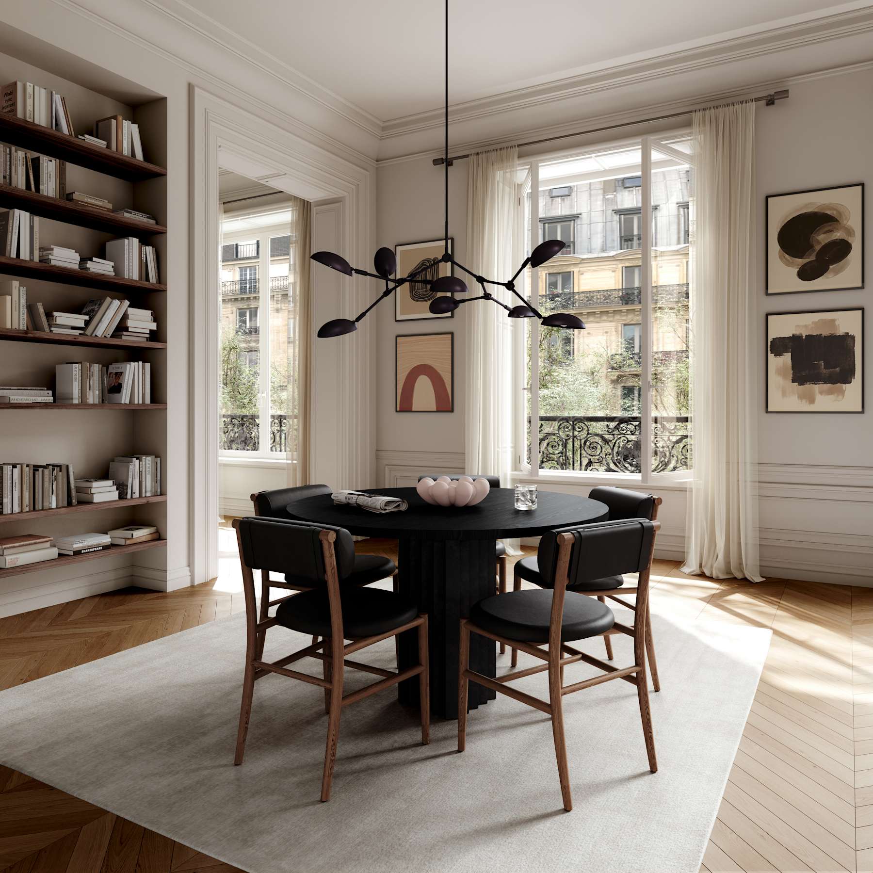 101 Copenhagen Arc Dining Table – 120cm