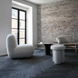101 Copenhagen Big Foot Stool – Off-white Boucle