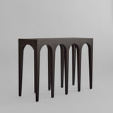 101 Copenhagen Bow Console Table – Large – Coffee Black Oak