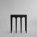 101 Copenhagen Bow Console Table – Small – Coffee Black Oak